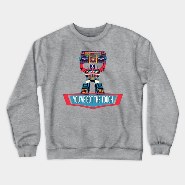 Optimus Prime - You've Got The Touch Crewneck Sweatshirt by INLE Designs